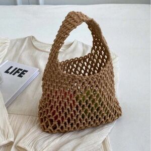 Mesh Knitting Bag